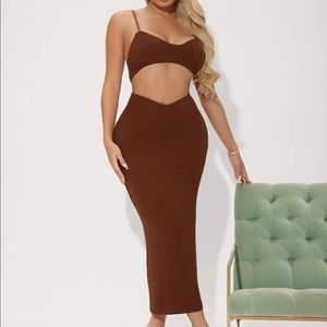 Brown 2 piece set